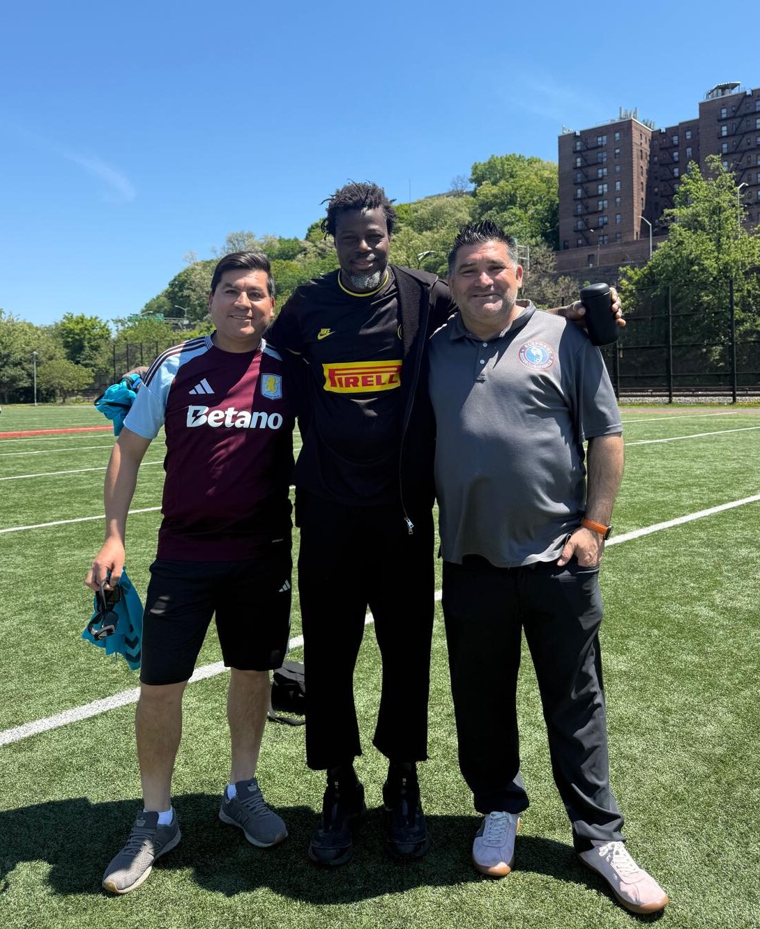 Harlem Royal Soccer Club coaches together